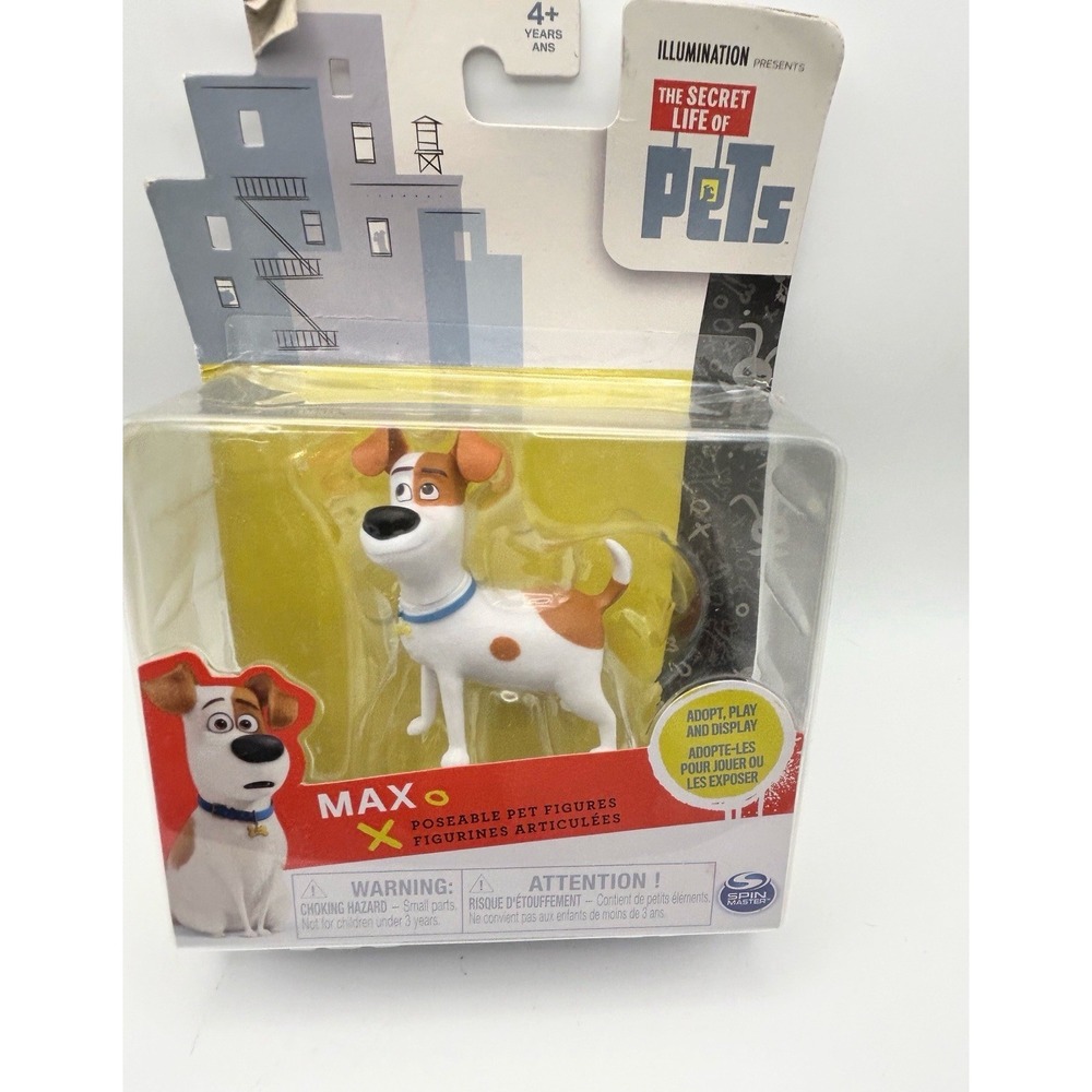 The Secret Life Of Pets Poseable Pet Figure-MAX the Dog READ:
